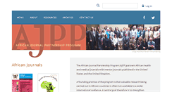 Desktop Screenshot of ajpp-online.org